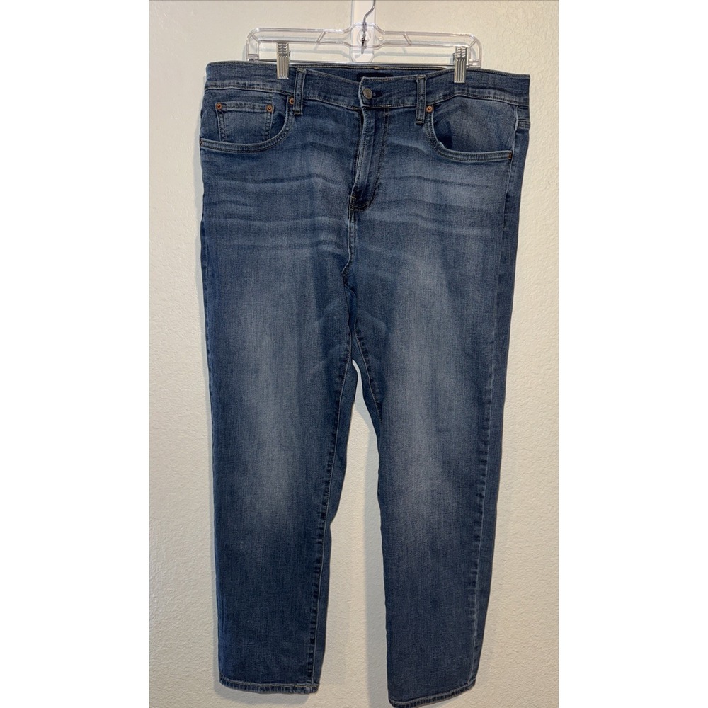 Lucky Brand Jeans Men's Size 40X30 Blue Denim 221 Original Straight‎ Fit Casual